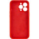 Чохол Silicone Case Full Camera Protective (AA) для Apple iPhone 14 Pro Max (6.7") Червоний / Red / PVH