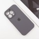 Чохол Silicone Case Full Camera Protective (AA) для Apple iPhone 14 Pro Max (6.7") Сірий / Dark Gray / PVH
