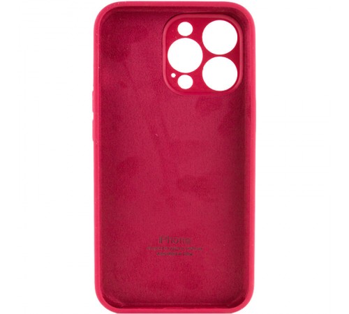 Чохол Silicone Case Full Camera Protective (AA) для Apple iPhone 14 Pro Max (6.7") Червоний / Rose Red / PVH Чохол Silicone Case Full Camera Protective (AA) для Apple iPhone 14 Pro Max (6.7") Червоний / Rose Red / PVH
