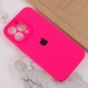 Чохол Silicone Case Full Camera Protective (AA) для Apple iPhone 14 Pro Max (6.7") Рожевий / Barbie pink / PVH