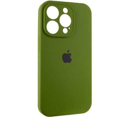 Чохол Silicone Case Full Camera Protective (AA) для Apple iPhone 14 Pro Max (6.7") Зелений / Dark Olive / PVH Чохол Silicone Case Full Camera Protective (AA) для Apple iPhone 14 Pro Max (6.7") Зелений / Dark Olive / PVH