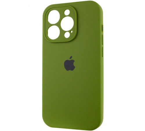 Чохол Silicone Case Full Camera Protective (AA) для Apple iPhone 14 Pro Max (6.7") Зелений / Dark Olive / PVH Чохол Silicone Case Full Camera Protective (AA) для Apple iPhone 14 Pro Max (6.7") Зелений / Dark Olive / PVH