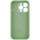 Чохол Silicone Case Full Camera Protective (AA) для Apple iPhone 14 Pro Max (6.7") Зелений / Pistachio / PVH