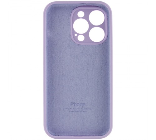 Чохол Silicone Case Full Camera Protective (AA) для Apple iPhone 14 Pro Max (6.7") Бузковий / Lilac / PVH Чохол Silicone Case Full Camera Protective (AA) для Apple iPhone 14 Pro Max (6.7") Бузковий / Lilac / PVH