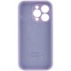 Чохол Silicone Case Full Camera Protective (AA) для Apple iPhone 14 Pro Max (6.7") Бузковий / Lilac / PVH