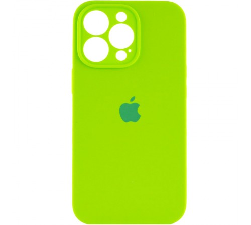 Чохол Silicone Case Full Camera Protective (AA) для Apple iPhone 14 Pro Max (6.7") Салатовий / Neon green Чохол Silicone Case Full Camera Protective (AA) для Apple iPhone 14 Pro Max (6.7") Салатовий / Neon green