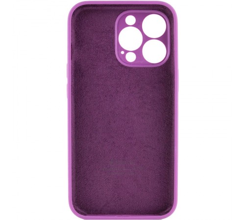 Чохол Silicone Case Full Camera Protective (AA) для Apple iPhone 14 Pro Max (6.7") Фіолетовий / Grape Чохол Silicone Case Full Camera Protective (AA) для Apple iPhone 14 Pro Max (6.7") Фіолетовий / Grape