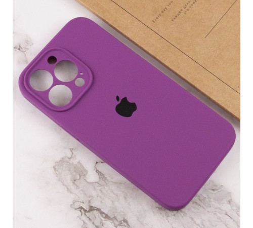 Чохол Silicone Case Full Camera Protective (AA) для Apple iPhone 14 Pro Max (6.7") Фіолетовий / Grape Чохол Silicone Case Full Camera Protective (AA) для Apple iPhone 14 Pro Max (6.7") Фіолетовий / Grape