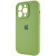 Чохол Silicone Case Full Camera Protective (AA) для Apple iPhone 14 Pro Max (6.7") М'ятний / Mint / PVH