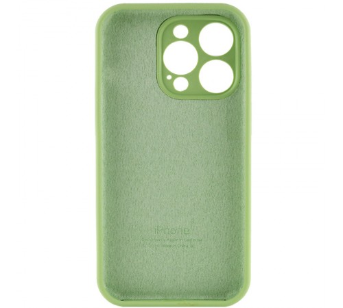 Чохол Silicone Case Full Camera Protective (AA) для Apple iPhone 14 Pro Max (6.7") М'ятний / Mint / PVH Чохол Silicone Case Full Camera Protective (AA) для Apple iPhone 14 Pro Max (6.7") М'ятний / Mint / PVH
