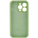 Чохол Silicone Case Full Camera Protective (AA) для Apple iPhone 14 Pro Max (6.7") М'ятний / Mint / PVH