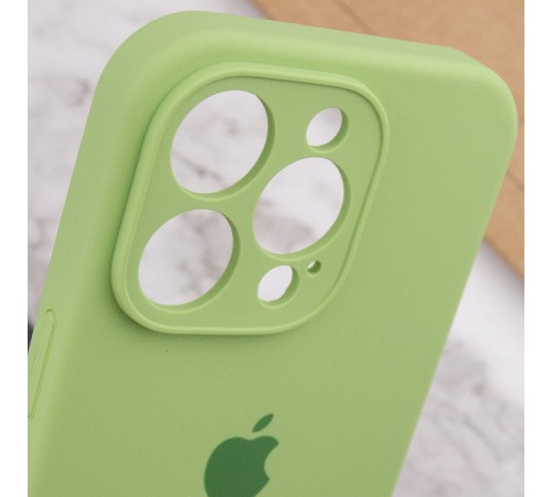 Чохол Silicone Case Full Camera Protective (AA) для Apple iPhone 14 Pro Max (6.7") М'ятний / Mint / PVH Чохол Silicone Case Full Camera Protective (AA) для Apple iPhone 14 Pro Max (6.7") М'ятний / Mint / PVH