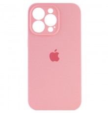 Чохол Silicone Case Full Camera Protective (AA) для Apple iPhone 14 Pro Max (6.7") Рожевий / Light pink / PVH