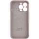 Чохол Silicone Case Full Camera Protective (AA) для Apple iPhone 14 Pro Max (6.7") Сірий / Lavender / PVH