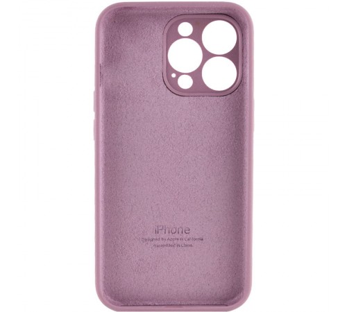 Чохол Silicone Case Full Camera Protective (AA) для Apple iPhone 14 Pro Max (6.7") Ліловий / Lilac Pride / PVH