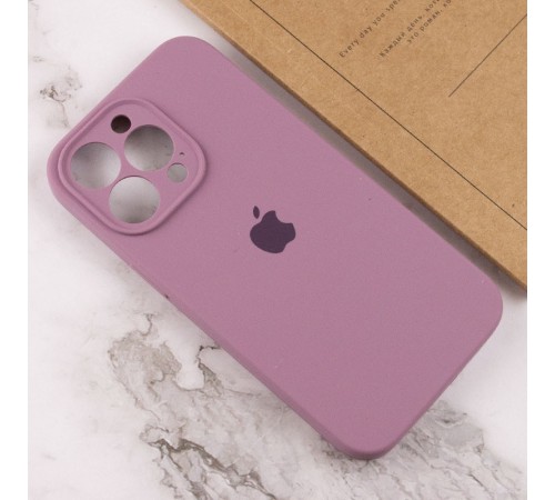 Чохол Silicone Case Full Camera Protective (AA) для Apple iPhone 14 Pro Max (6.7") Ліловий / Lilac Pride / PVH