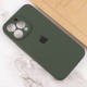 Чохол Silicone Case Full Camera Protective (AA) для Apple iPhone 14 Pro Max (6.7") Зелений / Cyprus Green / PVH