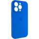 Чохол Silicone Case Full Camera Protective (AA) для Apple iPhone 14 Pro Max (6.7") Синій / Capri Blue / PVH