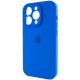 Чохол Silicone Case Full Camera Protective (AA) для Apple iPhone 14 Pro Max (6.7") Синій / Capri Blue / PVH