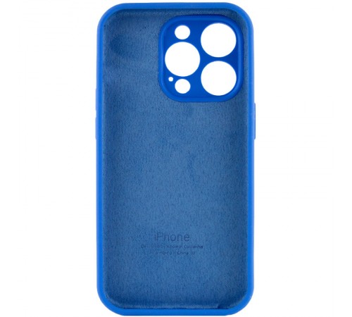 Чохол Silicone Case Full Camera Protective (AA) для Apple iPhone 14 Pro Max (6.7") Синій / Capri Blue / PVH Чохол Silicone Case Full Camera Protective (AA) для Apple iPhone 14 Pro Max (6.7") Синій / Capri Blue / PVH