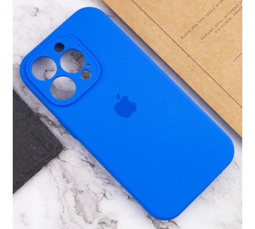 Чохол Silicone Case Full Camera Protective (AA) для Apple iPhone 14 Pro Max (6.7") Синій / Capri Blue / PVH Чохол Silicone Case Full Camera Protective (AA) для Apple iPhone 14 Pro Max (6.7") Синій / Capri Blue / PVH