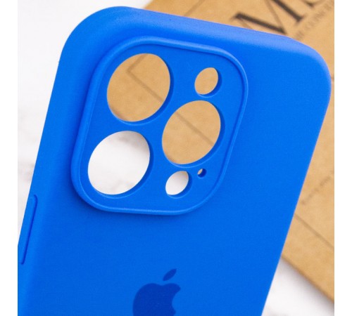 Чохол Silicone Case Full Camera Protective (AA) для Apple iPhone 14 Pro Max (6.7") Синій / Capri Blue / PVH Чохол Silicone Case Full Camera Protective (AA) для Apple iPhone 14 Pro Max (6.7") Синій / Capri Blue / PVH