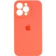 Чохол Silicone Case Full Camera Protective (AA) для Apple iPhone 14 Pro Max (6.7") Помаранчевий / Pink citrus