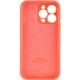 Чохол Silicone Case Full Camera Protective (AA) для Apple iPhone 14 Pro Max (6.7") Помаранчевий / Pink citrus