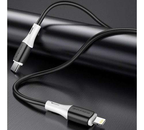 Дата кабель Borofone BX79 Type-C to Lightning (1m) Чорний