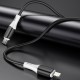 Дата кабель Borofone BX79 Type-C to Lightning (1m) Чорний