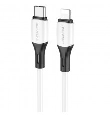 Дата кабель Borofone BX79 Type-C to Lightning (1m) Білий
