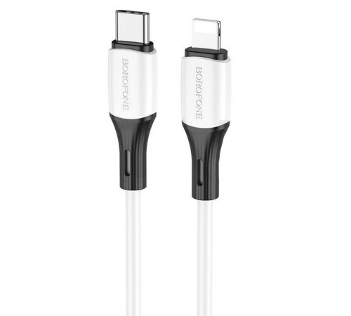 Дата кабель Borofone BX79 Type-C to Lightning (1m) Білий