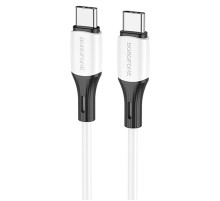 Дата кабель Borofone BX79 Type-C to Type-C 60W (1m) Білий