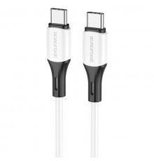 Дата кабель Borofone BX79 Type-C to Type-C 60W (1m) Білий