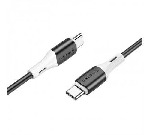 Дата кабель Borofone BX79 Type-C to Type-C 60W (1m) Чорний