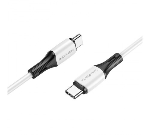 Дата кабель Borofone BX79 Type-C to Type-C 60W (1m) Білий