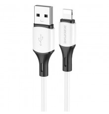 Дата кабель Borofone BX79 USB to Lightning (1m) Білий