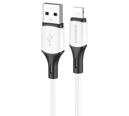 Дата кабель Borofone BX79 USB to Lightning (1m) Білий