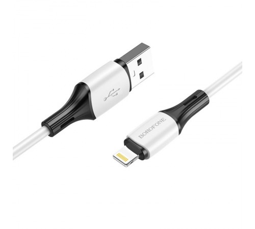 Дата кабель Borofone BX79 USB to Lightning (1m) Білий