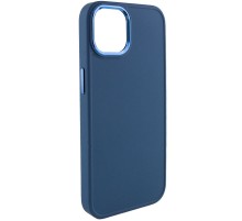 TPU чохол Bonbon Metal Style для Apple iPhone 14 (6.1") Синій / Cosmos blue