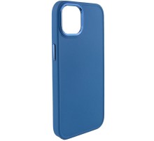 TPU чохол Bonbon Metal Style для Apple iPhone 14 (6.1") Синій / Denim Blue