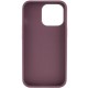 TPU чохол Bonbon Metal Style для Apple iPhone 14 Pro Max (6.7") Бордовий / Plum