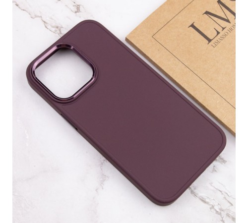 TPU чохол Bonbon Metal Style для Apple iPhone 14 Pro Max (6.7") Бордовий / Plum TPU чохол Bonbon Metal Style для Apple iPhone 14 Pro Max (6.7") Бордовий / Plum