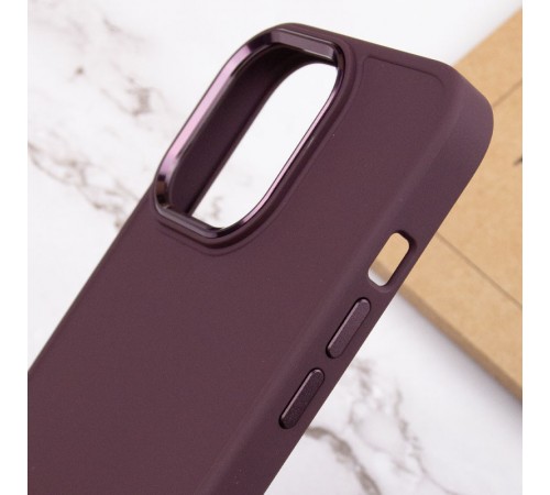 TPU чохол Bonbon Metal Style для Apple iPhone 14 Pro Max (6.7") Бордовий / Plum TPU чохол Bonbon Metal Style для Apple iPhone 14 Pro Max (6.7") Бордовий / Plum