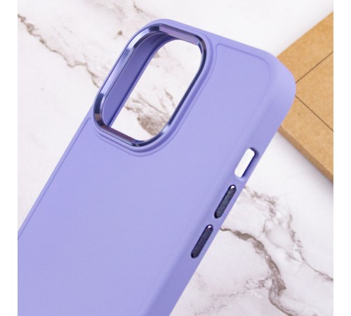 TPU чохол Bonbon Metal Style для Apple iPhone 14 Pro Max (6.7") Бузковий / Dasheen TPU чохол Bonbon Metal Style для Apple iPhone 14 Pro Max (6.7") Бузковий / Dasheen