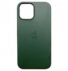 Шкіряний чохол Leather Case (AAA) with MagSafe and Animation для Apple iPhone 13 Pro Max (6.7") Sequoia Green