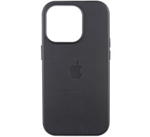 Шкіряний чохол Leather Case (AAA) with MagSafe and Animation для Apple iPhone 13 Pro (6.1") Midnight