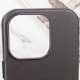 Шкіряний чохол Leather Case (AAA) with MagSafe and Animation для Apple iPhone 13 Pro (6.1") Midnight