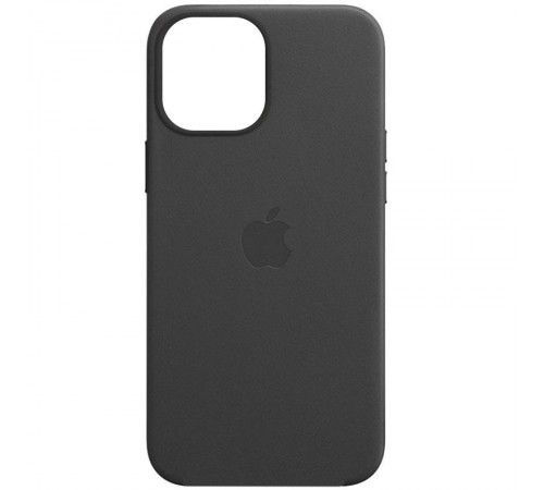 Шкіряний чохол Leather Case (AAA) with MagSafe and Animation для Apple iPhone 13 (6.1") Black Шкіряний чохол Leather Case (AAA) with MagSafe and Animation для Apple iPhone 13 (6.1") Black