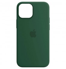 Шкіряний чохол Leather Case (AAA) with MagSafe and Animation для Apple iPhone 13 (6.1") Pine green